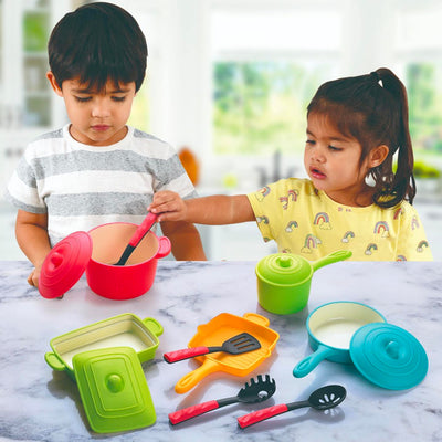 Modern cookware set for learning to cook like the big boys!