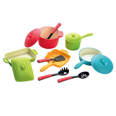 Modern cookware set for learning to cook like the big boys!