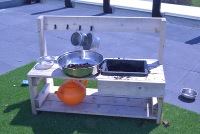 Complete outdoor kitchen for children
