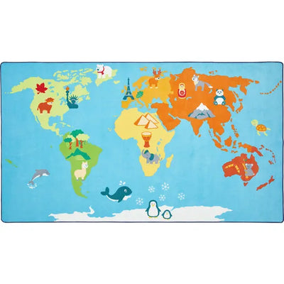 World map play mat