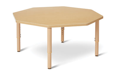Jonti-Craft Purpose+ octagonal table with adjustable height