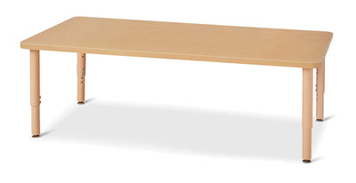 Jonti-Craft Purpose+ Adjustable Height Rectangle Table