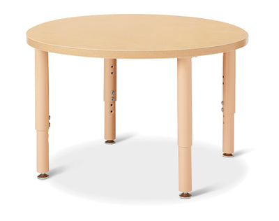 Jonti-Craft Purpose+ adjustable-height round table